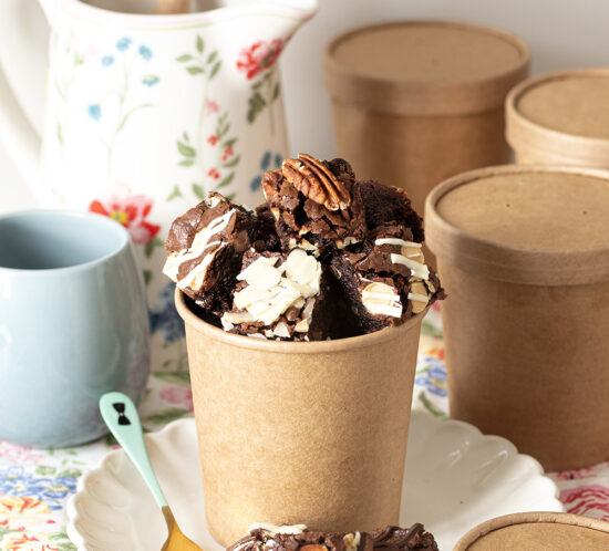 Receta mini brownies