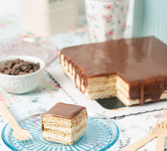receta tarta galletas chocolate