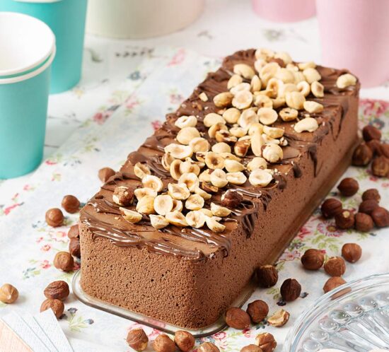 receta semifrio chocolate avellanas