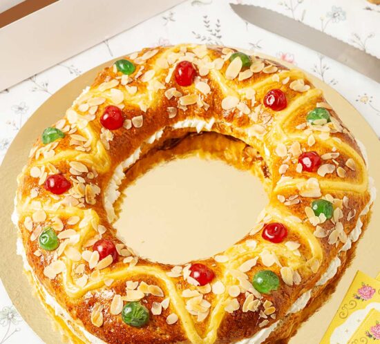 receta corona almudena