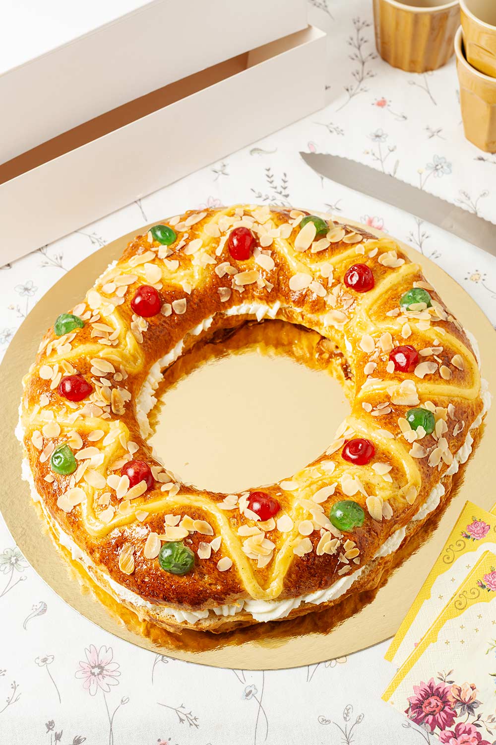 receta corona almudena