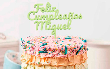 Toppers para tartas