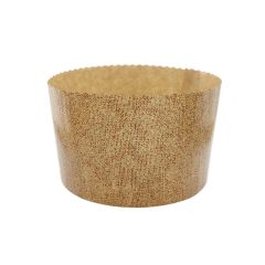 Moldes de papel fino para panettone 13 x 9,5 cm (500 g) (10)
