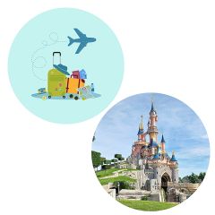 Pack papeles comestibles burn Viaje Disney 19 cm - María Lunarillos