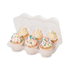 Cajas para 6 cupcakes 25 x 17 x 9 (3) cm- PME