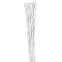 Alambres blancos para flores nº 18 (50) - Decora