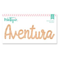 Adorno de madera Aventura - Mintopía