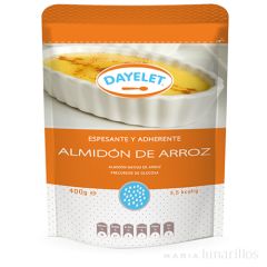 Almidón de arroz 400 gr - Sin gluten - Dayelet