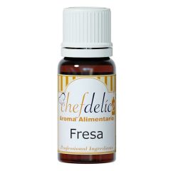 Aroma de fresa 10 ml - Sin gluten - Chefdelíce