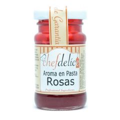 Aroma de rosas en pasta 50 g - Sin gluten - Chefdelíce
