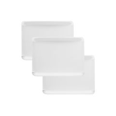 Bandejas de cartón estucadas blancas 18 x 25 cm (100)
