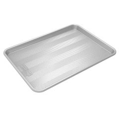 Bandeja de aluminio rectangular para hornear con estrías Naturals 41,2 x 28,5 cm - Nordic Ware