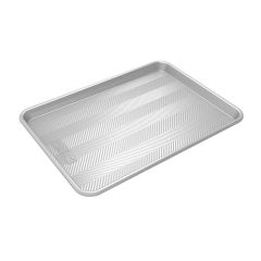 Bandeja de aluminio rectangular para hornear con estrías Naturals 36,5 x 25 cm - Nordic Ware