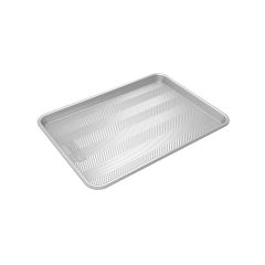 Bandeja de aluminio rectangular para hornear con estrías Naturals 29 x 20,5 cm - Nordic Ware
