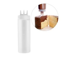 Biberón para bañar bizcochos con boquilla triple 500 ml - Ibili
