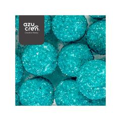 Bolas de azúcar con purpurina turquesa 60 g - Azucren