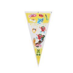 Bolsa con forma de cono para gominolas Amarillo 39 cm
