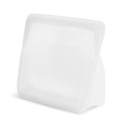 Bolsa ecológica reutilizable blanca con base Stand Up - Silicona - Stasher