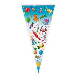 Bolsa gigante con forma de cono para gominolas 60 cm