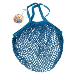 Bolsa para la compra de rejilla azul - Algodón orgánico - Rex London