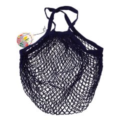 Bolsa para la compra de rejilla azul marino - Algodón orgánico - Rex London