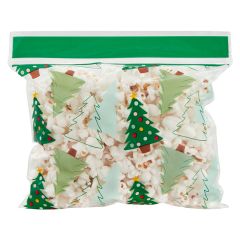 Bolsas con cierre zip árboles de Navidad (20) - Wilton