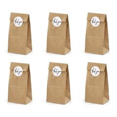 Bolsas de papel Kraft (6) - PartyDeco