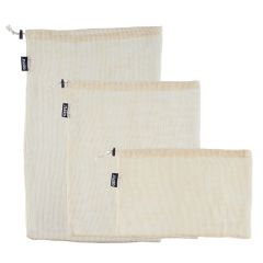 Bolsas para la compra de rejilla (3) - Algodón orgánico - Gefu