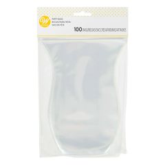 Bolsas transparentes redondeadas (100) - Wilton