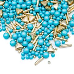 Sprinkles dorados y azules Boy Gang 190 g - Happy Sprinkles