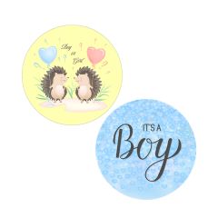 Pack papeles comestibles burn Boy or Girl (resultado niño) 14 cm - María Lunarillos
