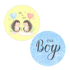 Pack papeles comestibles burn Boy or Girl (resultado niño) 17 cm - María Lunarillos