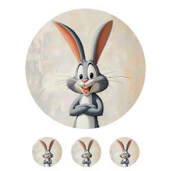 Oblea de Bugs Bunny - 20 cm - María Lunarillos