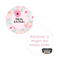 Pack papeles comestibles burn Feliz Día de la Madre 14 cm - María Lunarillos
