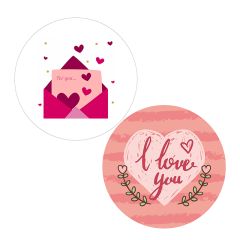 Pack papeles comestibles burn I Love You 17 cm - María Lunarillos
