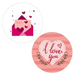 Pack papeles comestibles burn I Love You 19 cm - María Lunarillos