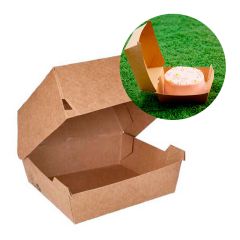 Caja kraft para mini tarta 15 x 8,5 cm - Bento cake