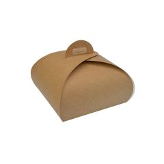 Caja para tarta kraft con asa 20 x 20 x 11 cm