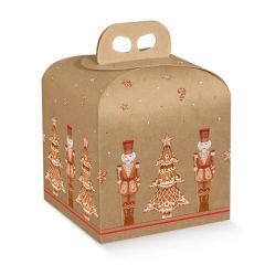 Caja para panettone Gingerbread 19,5 cm
