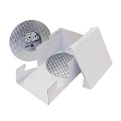 Caja para tarta con plato base 30,5 x 30,5 x 15 cm - PME