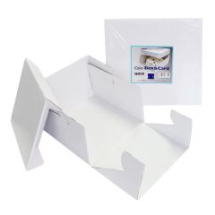 Caja para tarta blanca con tapa 38 x 38 x 15 cm - PME