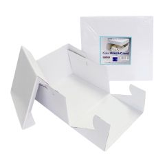 Caja para tarta blanca con tapa 35,5 x 35,5 x 15 cm - PME