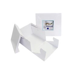 Caja para tarta blanca con tapa 25,5 x 25,5 x 15 cm - PME