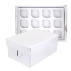 Caja rectangular alta 12 cupcakes 32,5 x 22,5 x 14 cm - PME