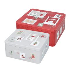 Cajas de lata Dear Santa Navidad (2) - Birkmann