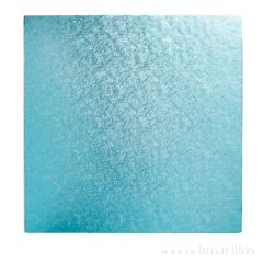 Cake drum cuadrado azul claro 30 cm, grosor 12 mm - Decora