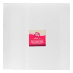 Cake drum cuadrado blanco 40,3 cm, grosor 12 mm - Funcakes