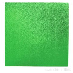 Cake drum cuadrado verde oscuro 35 cm, grosor 12 mm - Decora