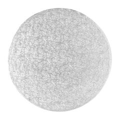 Cake drum redondo plateado 30 cm, grosor 3 mm