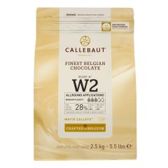 Callets Chocolate blanco 28% 2,5 kg - Sin gluten - Callebaut